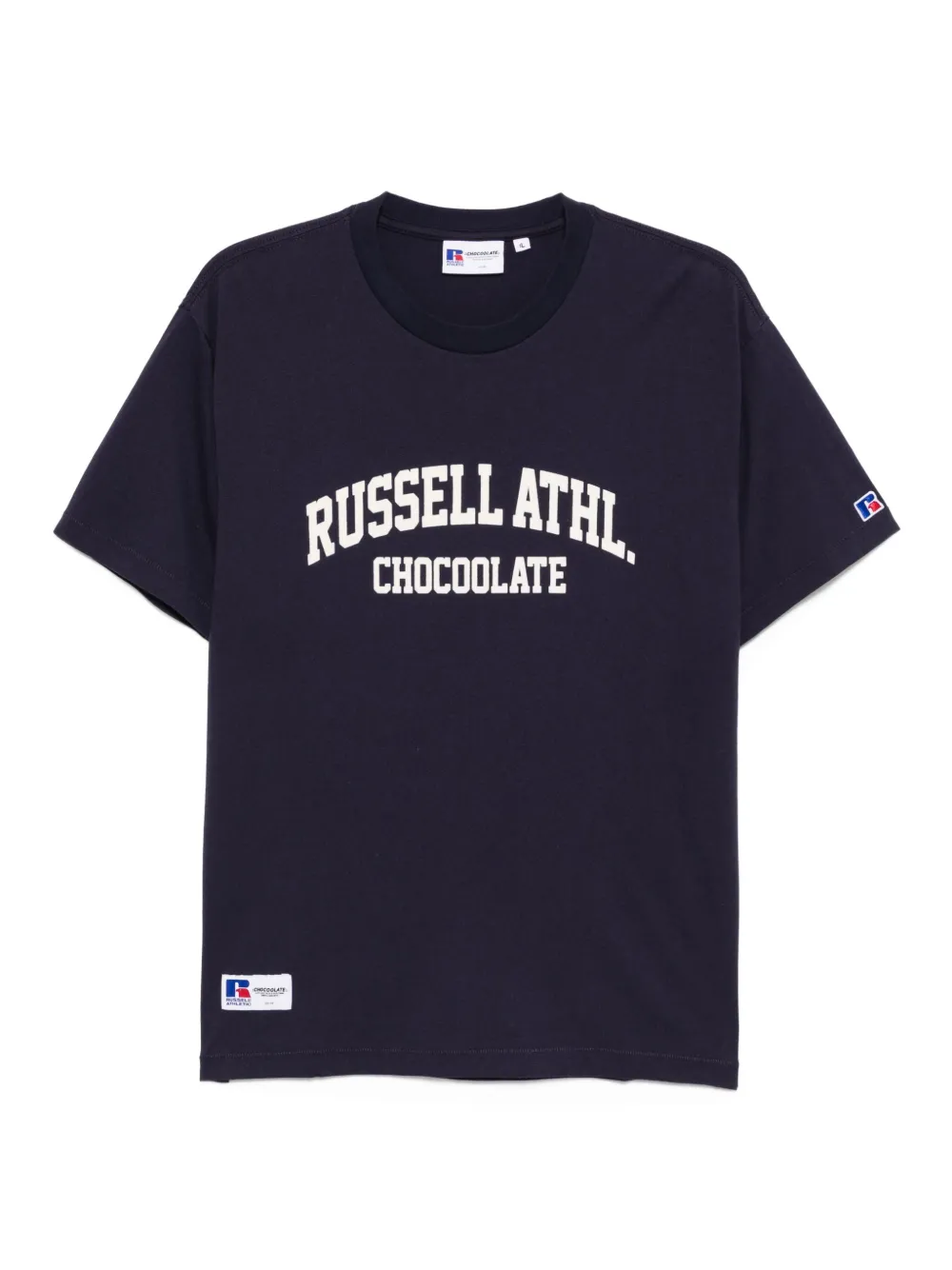 CHOCOOLATE x Russel Athletic T-shirt Blauw