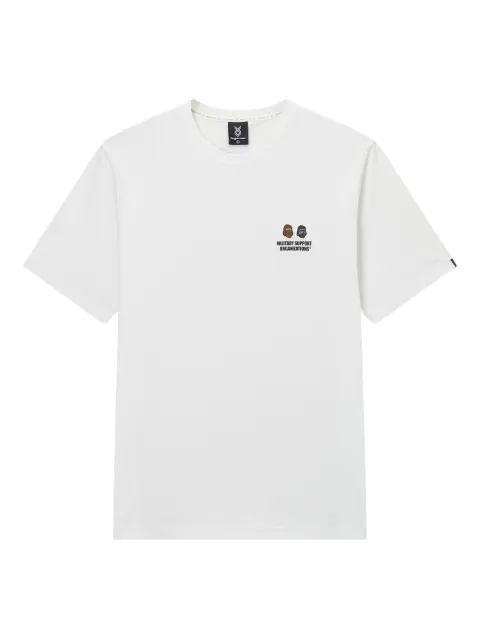 FINGERCROXX embroidered-logo crew-neck T-shirt