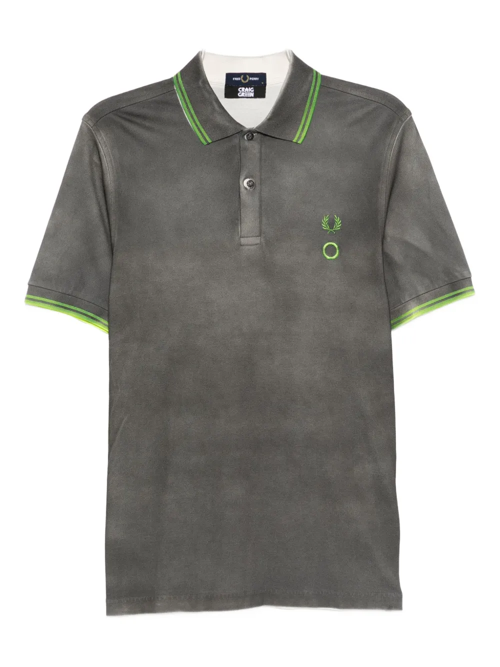 Fred Perry Tennis Polo Shirt In Gray