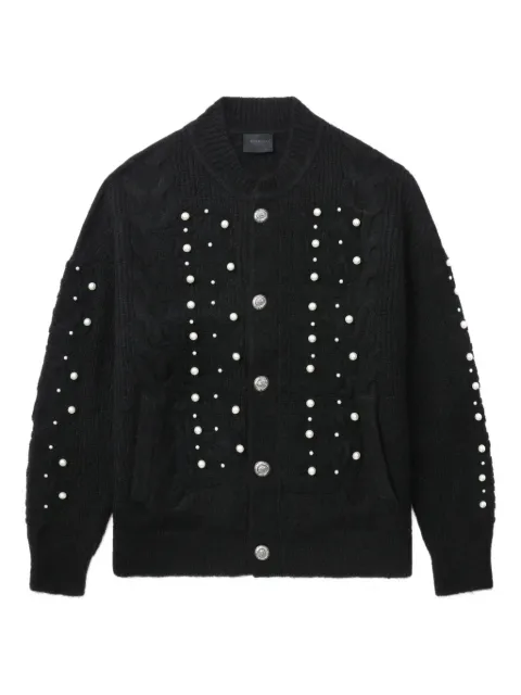 BAPE BLACK *A BATHING APE® embellished cable-knit cardigan