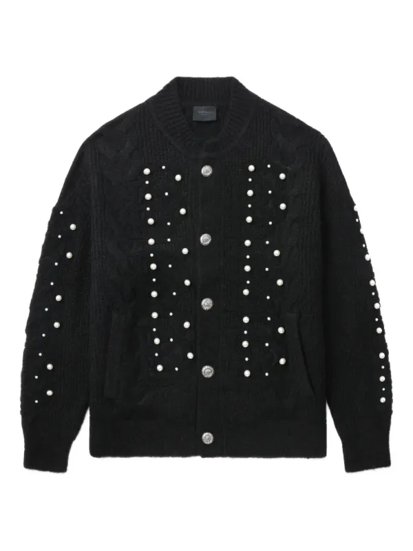 BAPE BLACK *A BATHING APE® ケーブルニット カーディガン | ブラック