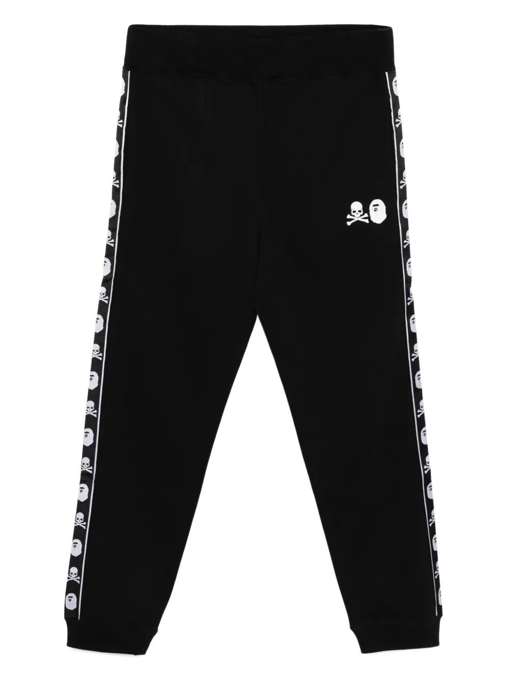 logo-print trousers