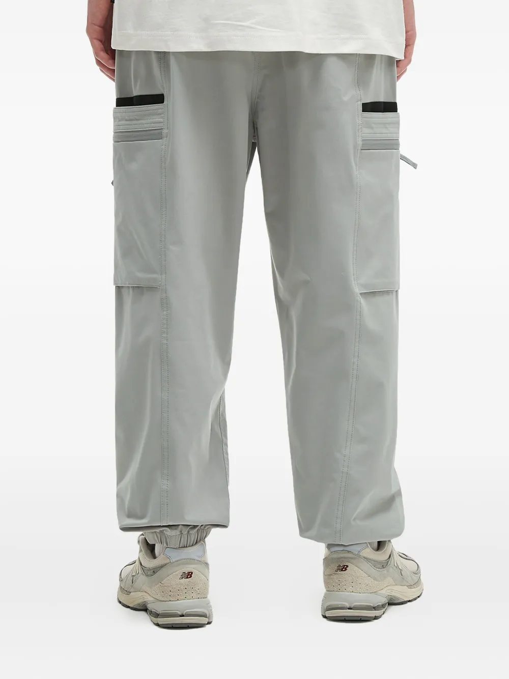 Fingercroxx Cargo-pocket Trousers In Gray