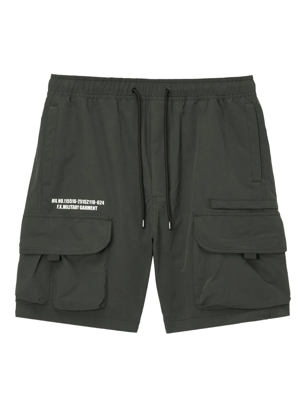 FINGERCROXX cargo-pocket drawstring shorts | Grey | Image 1