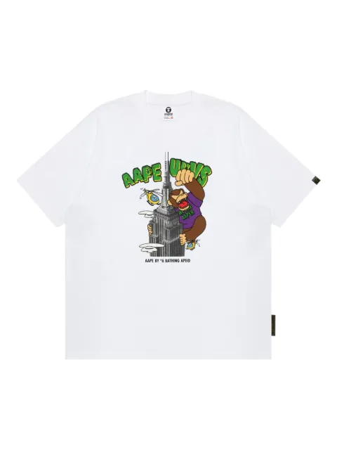 AAPE BY *A BATHING APE® logo-print T-shirt
