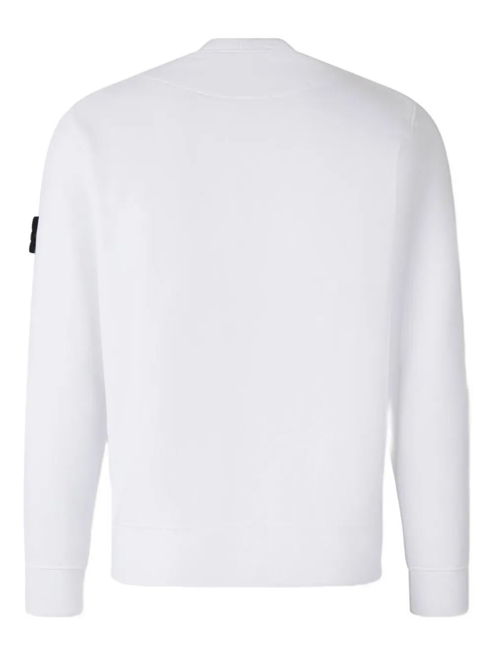 Stone Island Sweater met logopatch - Wit