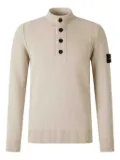 Stone Island turtleneck button sweater - Neutrals