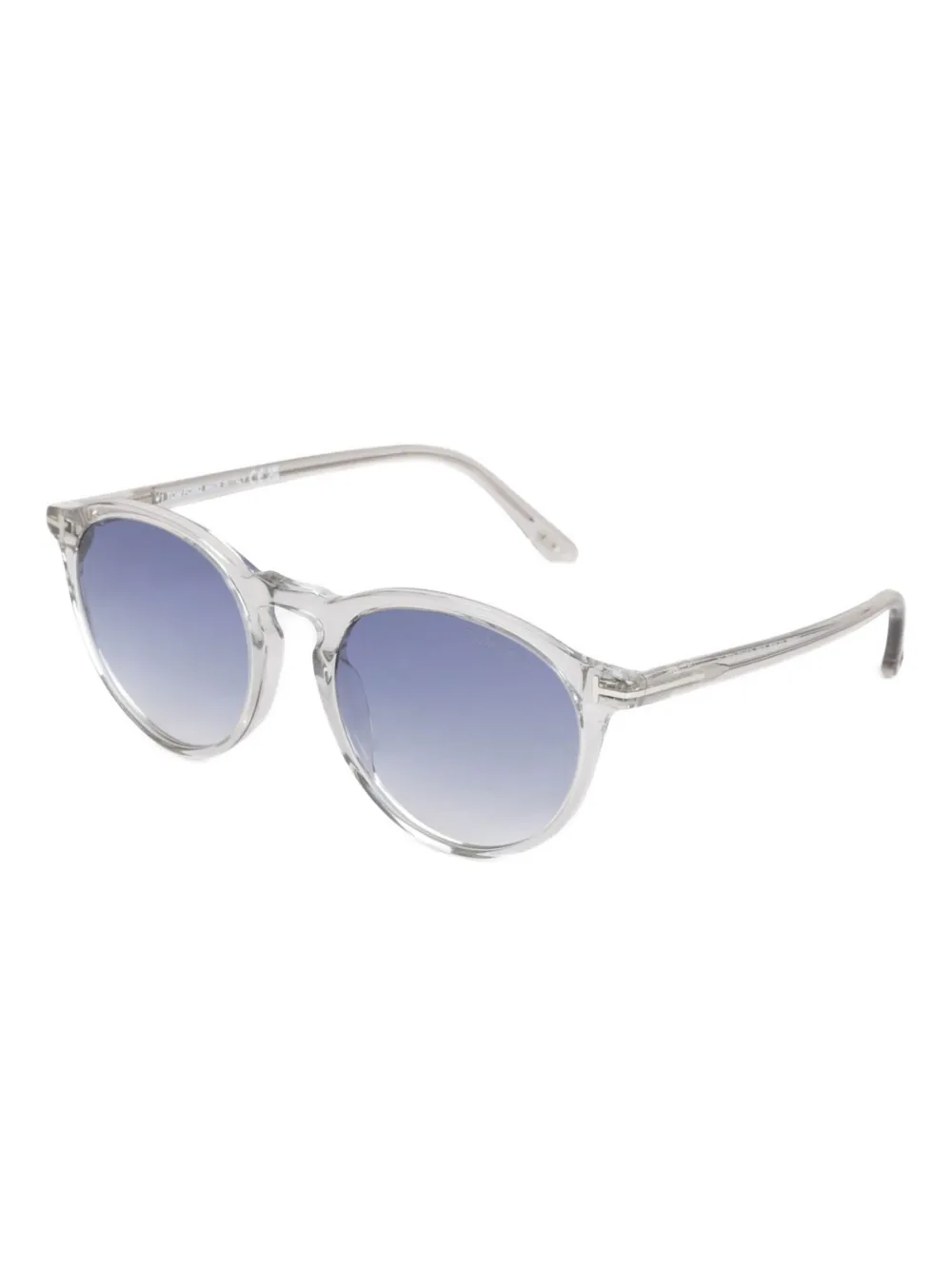 TOM FORD Zonnebril met rond montuur Grijs