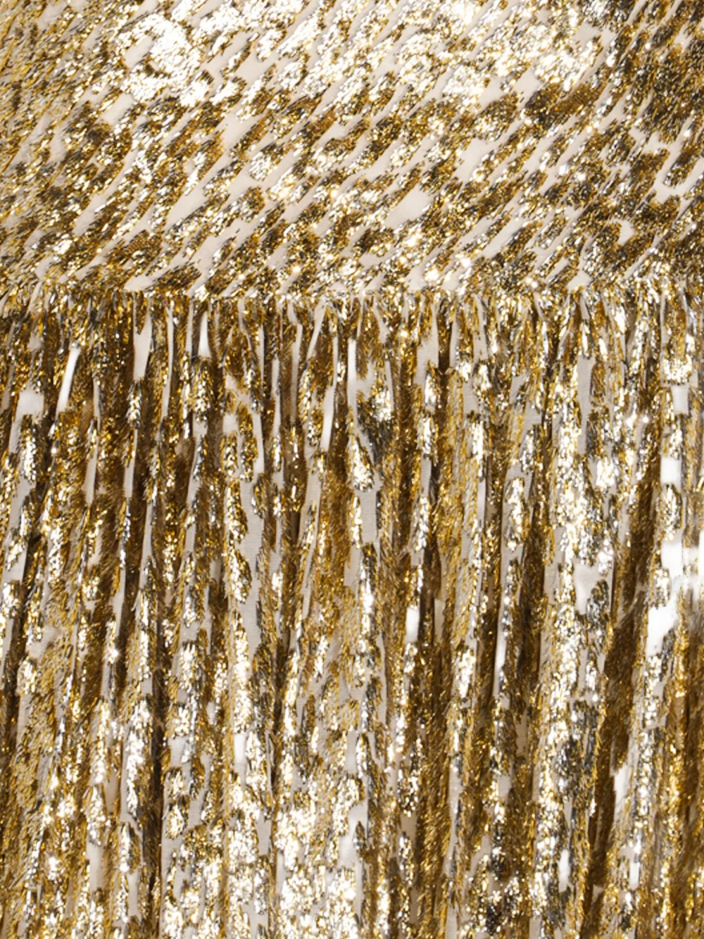 Self-portrait Sleeveless Fil-coupe Maxi Dress In Gold