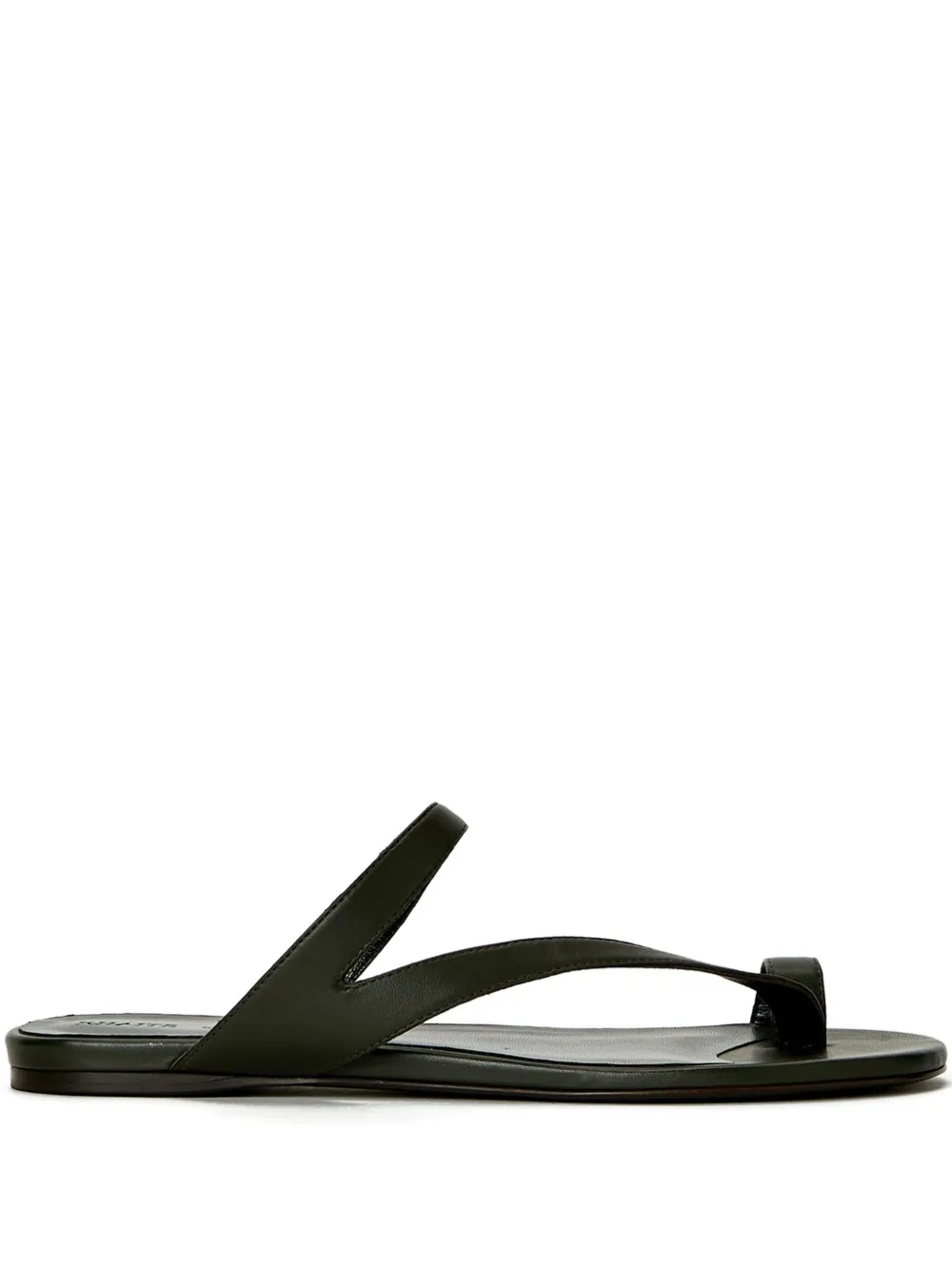 KHAITE Aimee double-strap flat sandals Black
