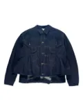 sacai x Levi's pleated denim jacket - Blue