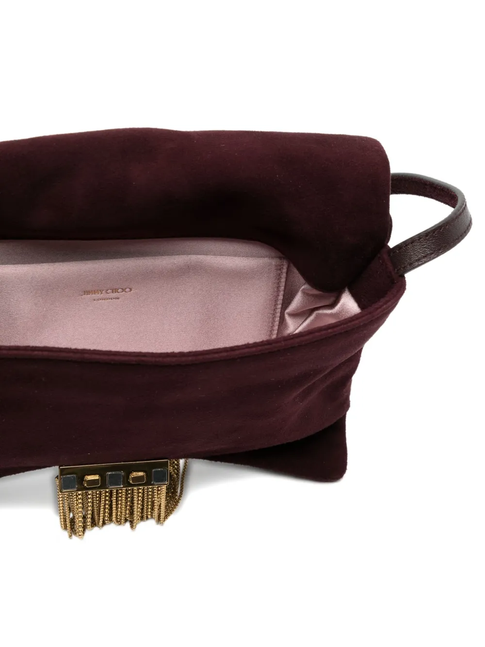 Jimmy Choo Leather Mini Bag In Red