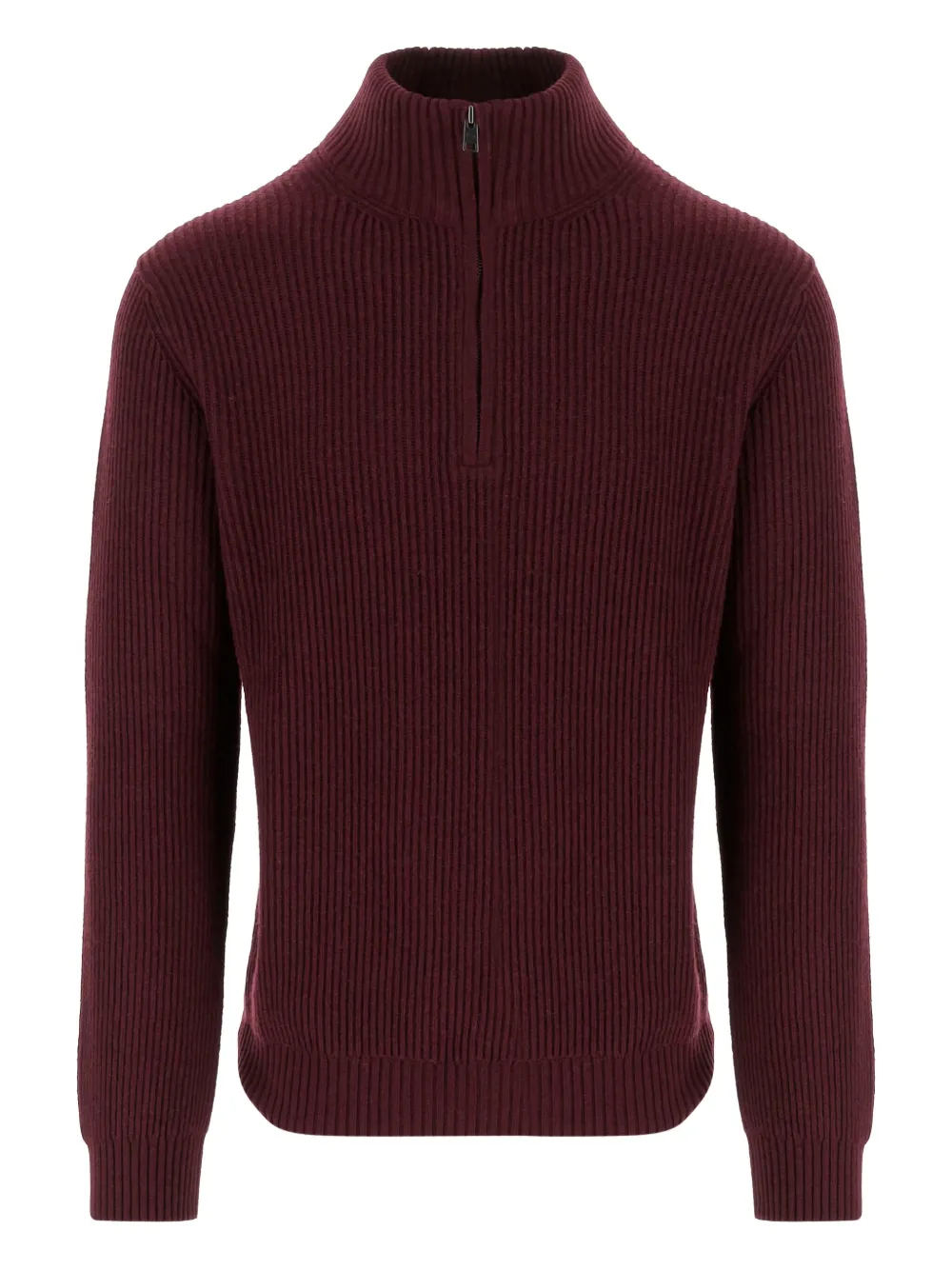 Woolrich ribbed half-zip sweater | Red | Image 1