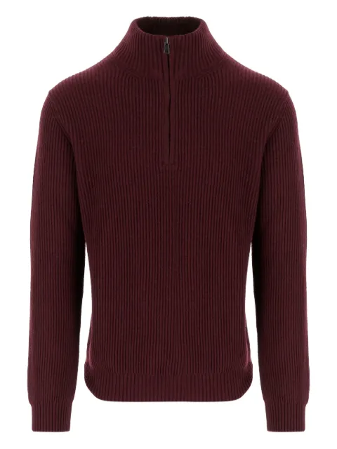 Woolrich ribbed half-zip sweater