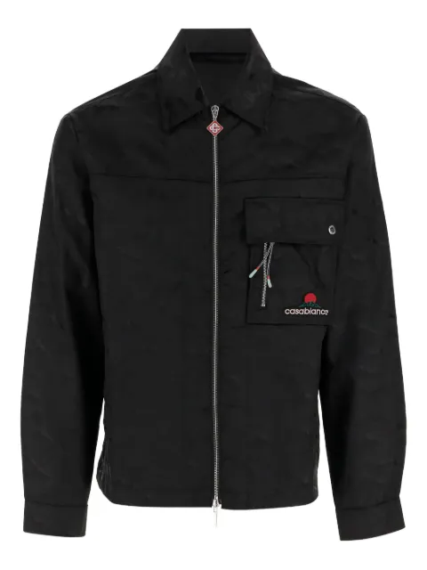 Casablanca logo shirt jacket