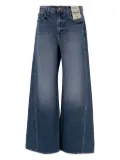 L'Agence split-seam cotton jeans - Blue