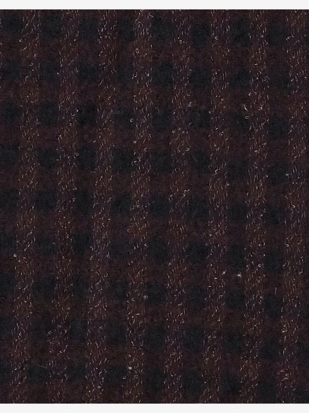 Faliero Sarti plaid fringed scarf Bruin