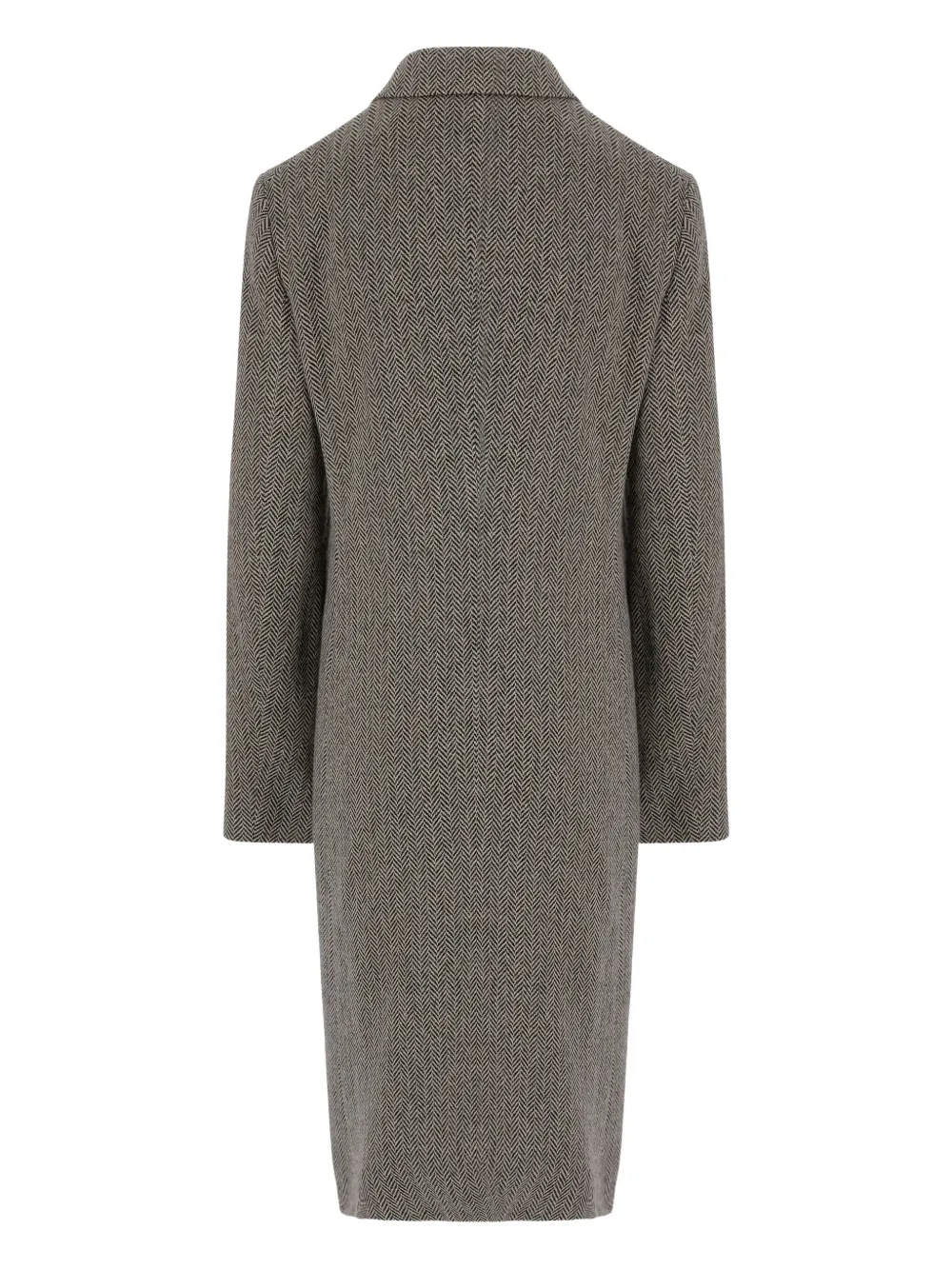 Polo Ralph Lauren herringbone single-breasted coat Bruin