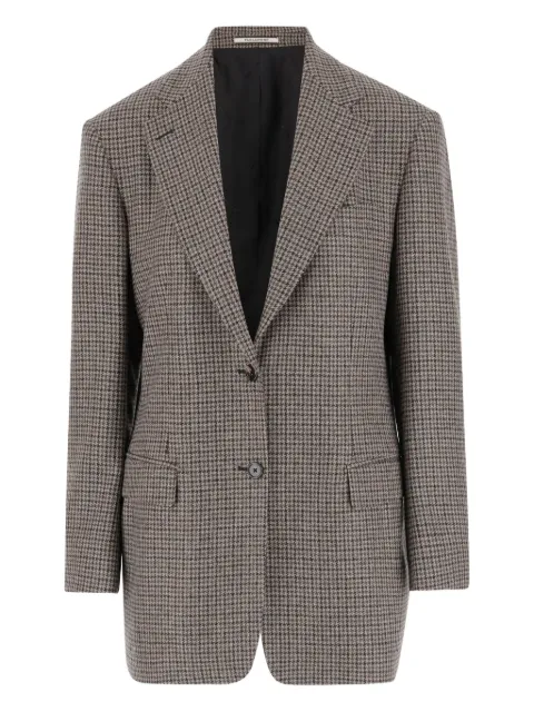 Tagliatore blazer con motivo pied de poule y botones