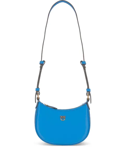 PINKO Half Moon leather shoulder bag