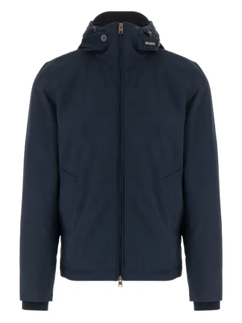 Woolrich hooded zip-front coat