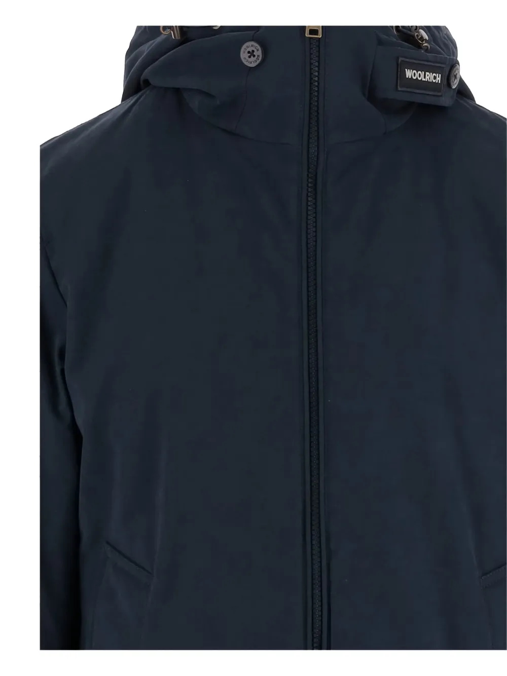 Woolrich Jas met capuchon en rits Blauw