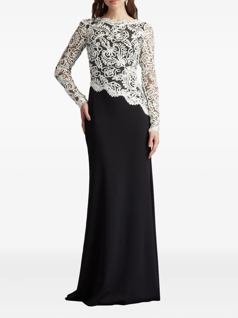 Tadashi Shoji lace-insert long dress | Evening Dresses | Image 2