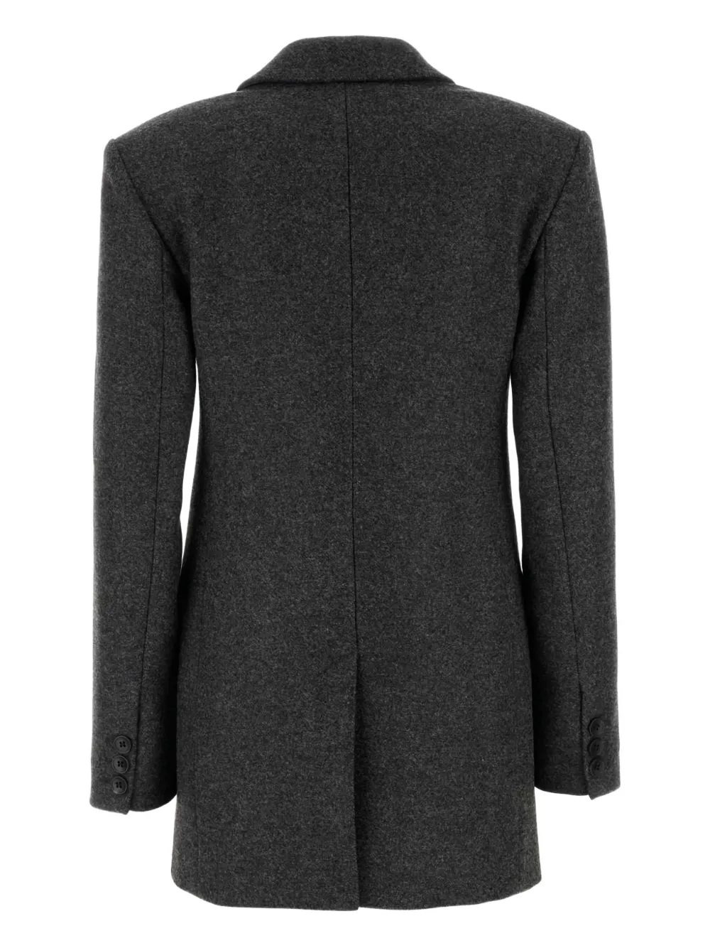 ISABEL MARANT Isidora double-breasted wool coat Grijs