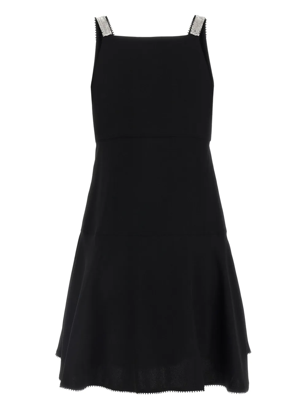 crystal-embellishment mini dress