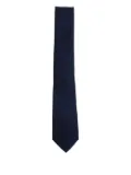 Scotch & Soda logo-patch tie - Blue