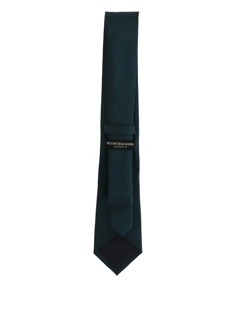 Scotch & Soda Stropdas met textuur Blauw