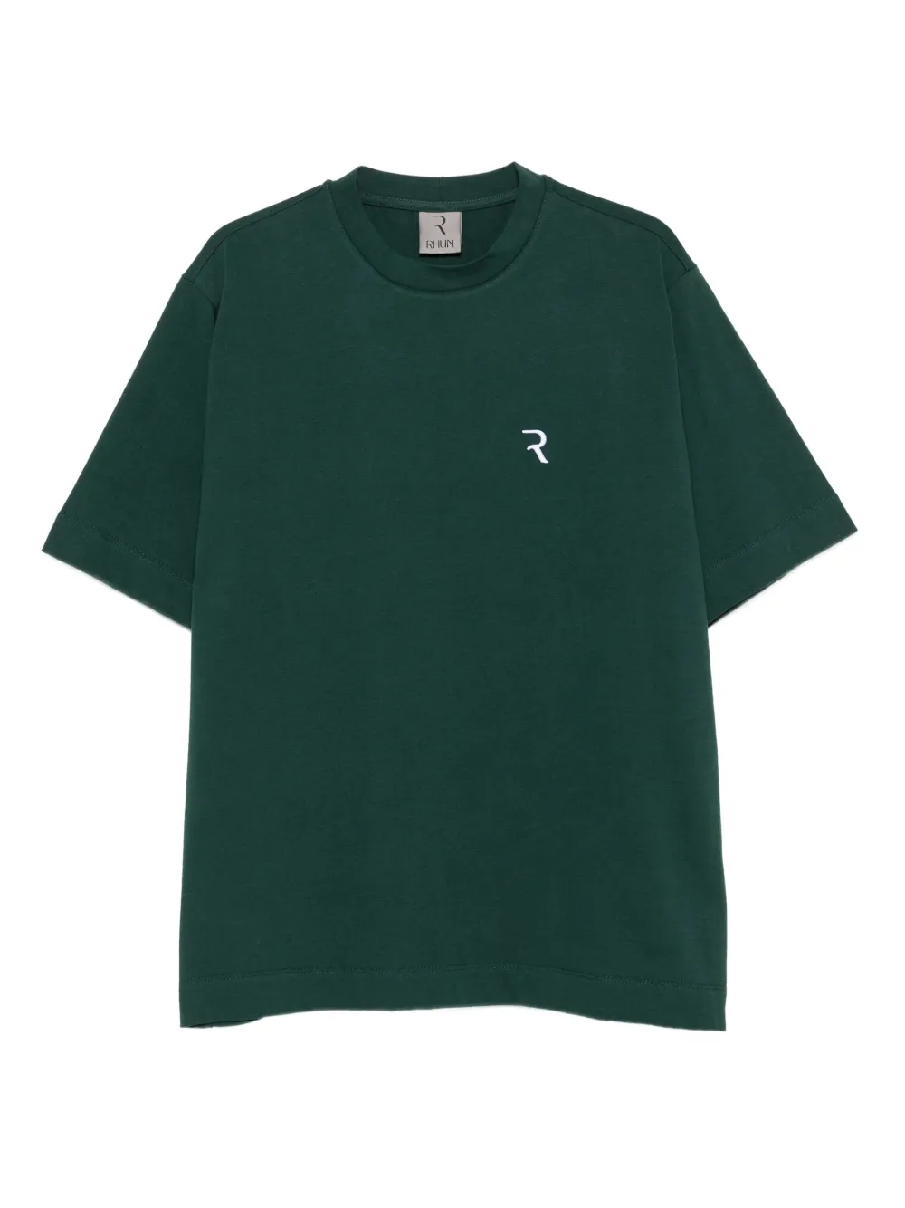 logo-embroidered T-shirt