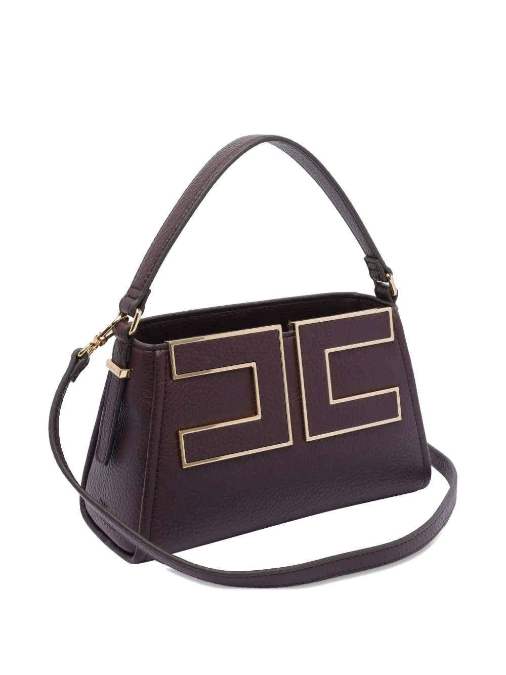 Elisabetta Franchi logo-detailed tote bag Paars