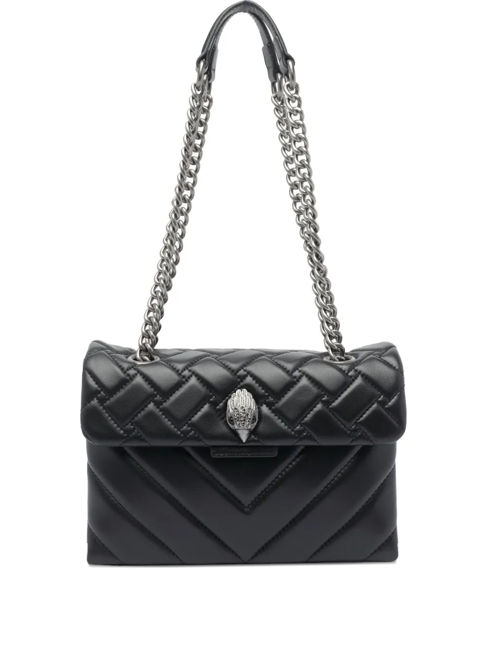 Kurt Geiger London quilted shoulder bag - ブラック Kurt Geiger London quilted shoulder bag - ブラック