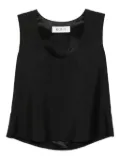 Róhe silk tank top - Black