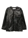 Róhe Mandarin jacket - Black