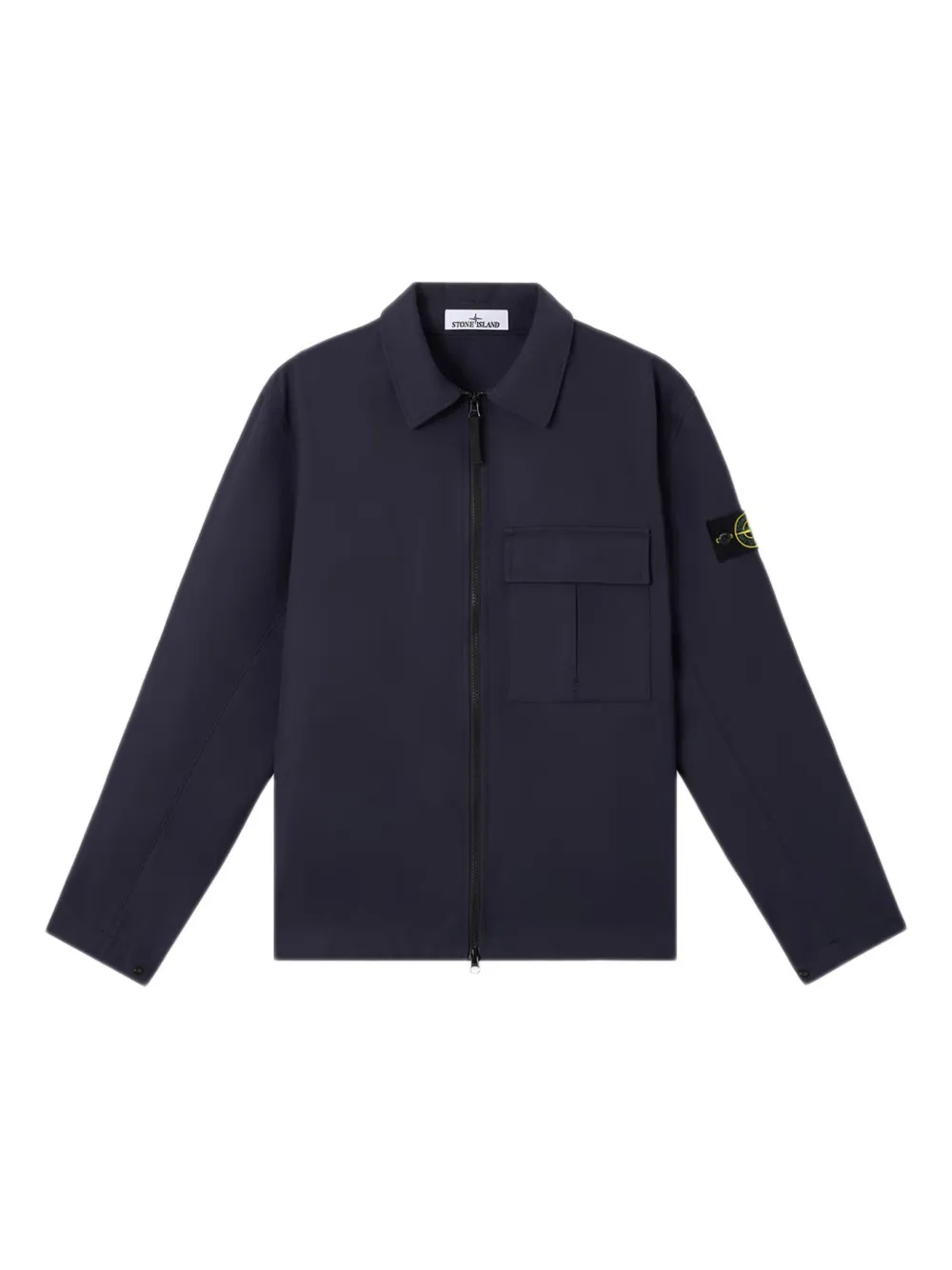 Stone Island Compass-badge jacket Blauw