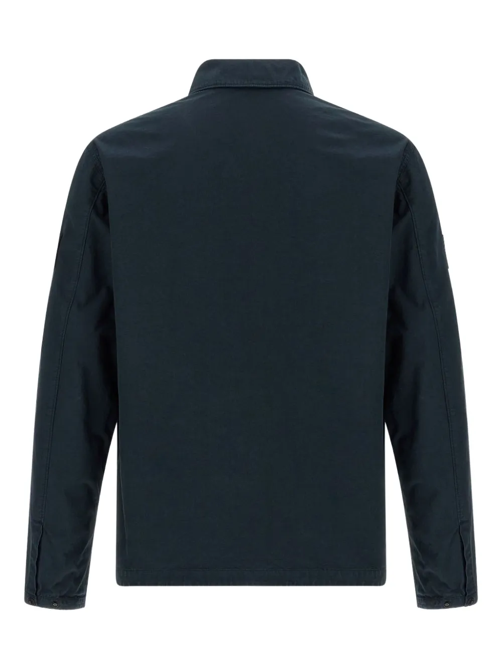 Stone Island Zip-fastening Patch-pocket Shirt Jacket In Blue