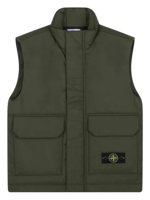 Stone Island Junior padded bellows-pocket waistcoat