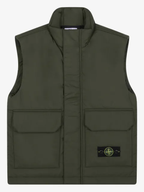 Stone Island Junior chaleco capitonado