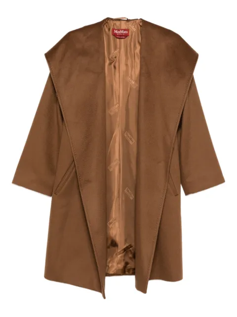 Max Mara hooded virgin-wool coat