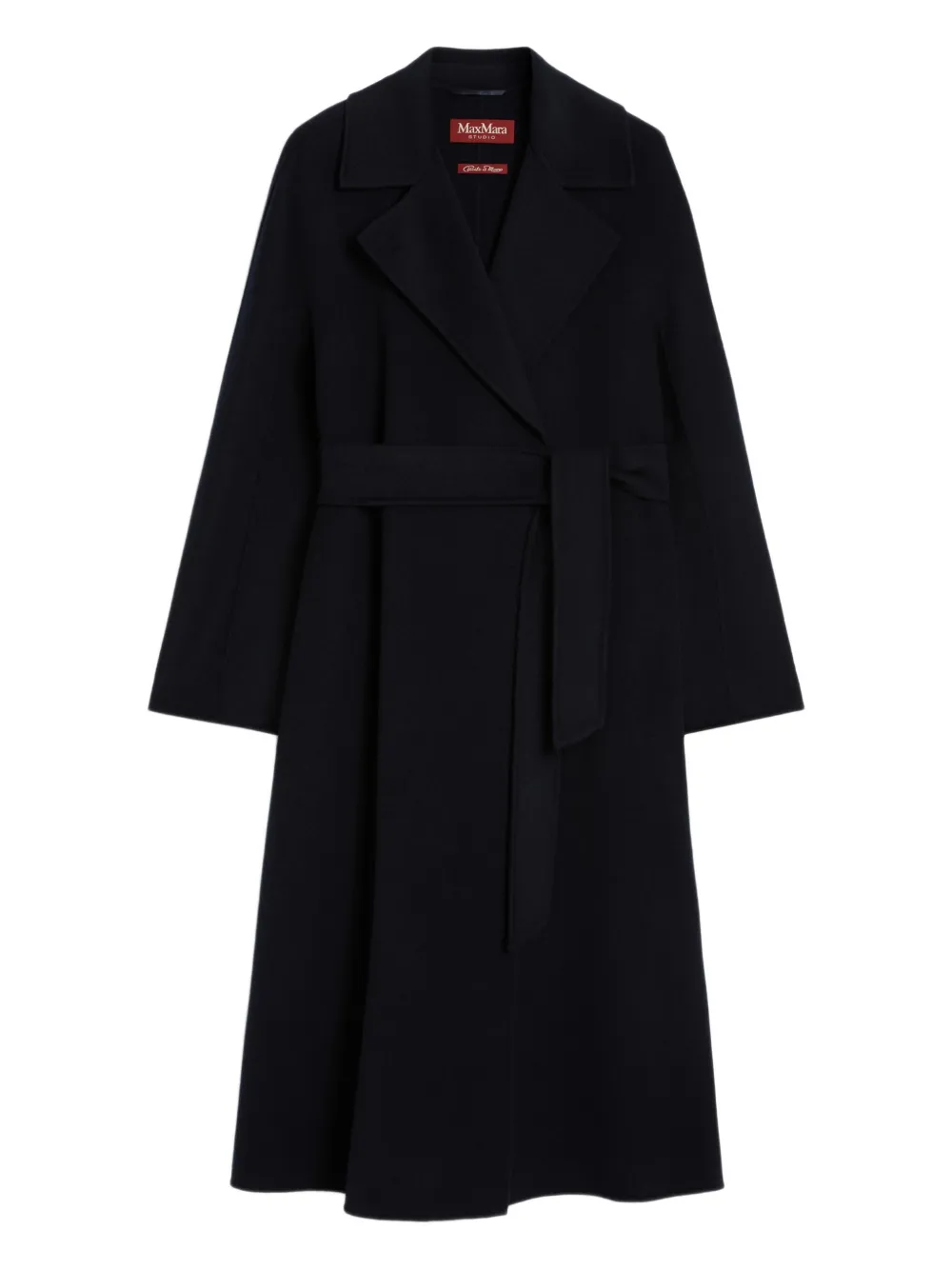 Max Mara Cles belted coat Blauw