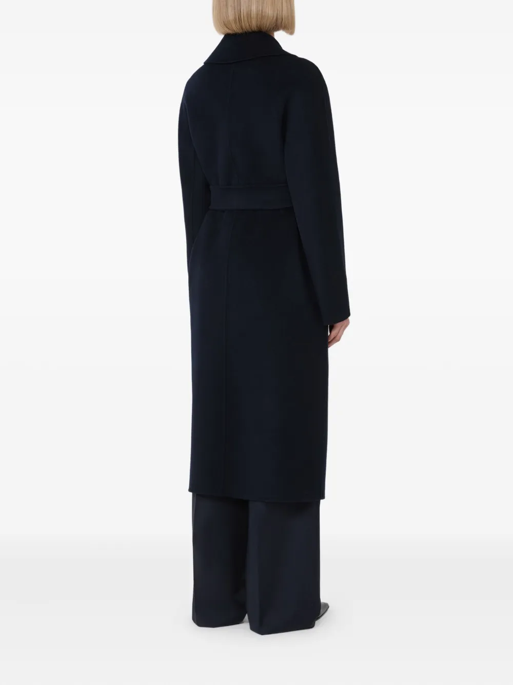 Max Mara Cles belted coat Blauw