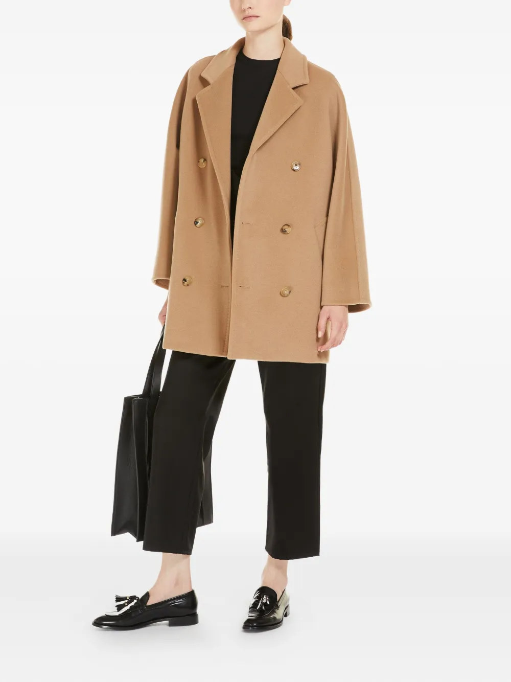 Max Mara 101801 Icon short coat Bruin