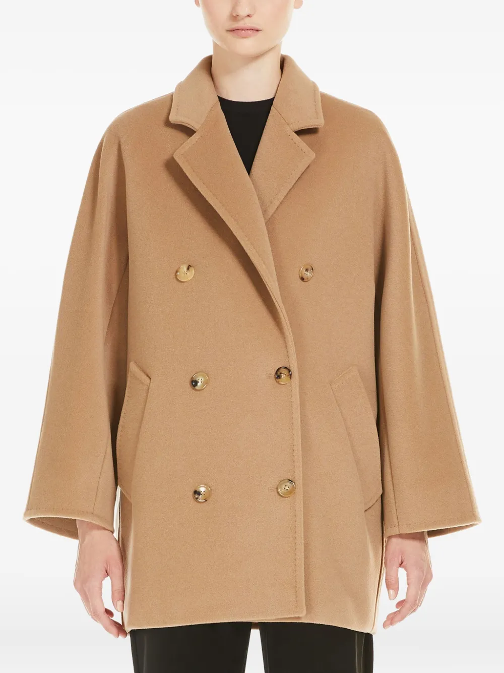 Max Mara 101801 Icon short coat Bruin