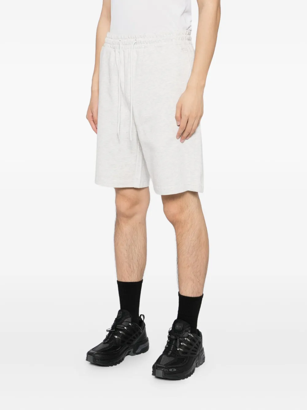 Fingercroxx Cotton Shorts In White