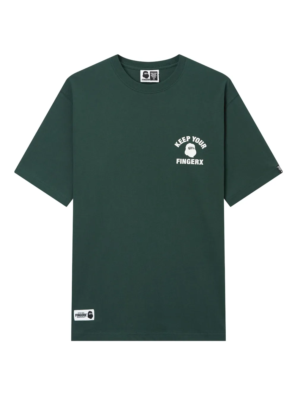 FINGERCROXX graphic-print T-shirt | Green | Image 1