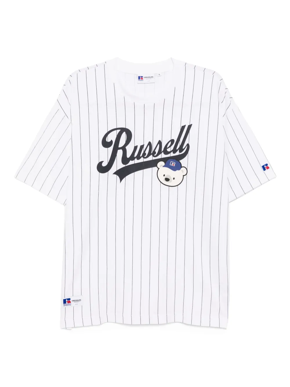 CHOCOOLATE x Russel Athletic T-shirt met print Wit