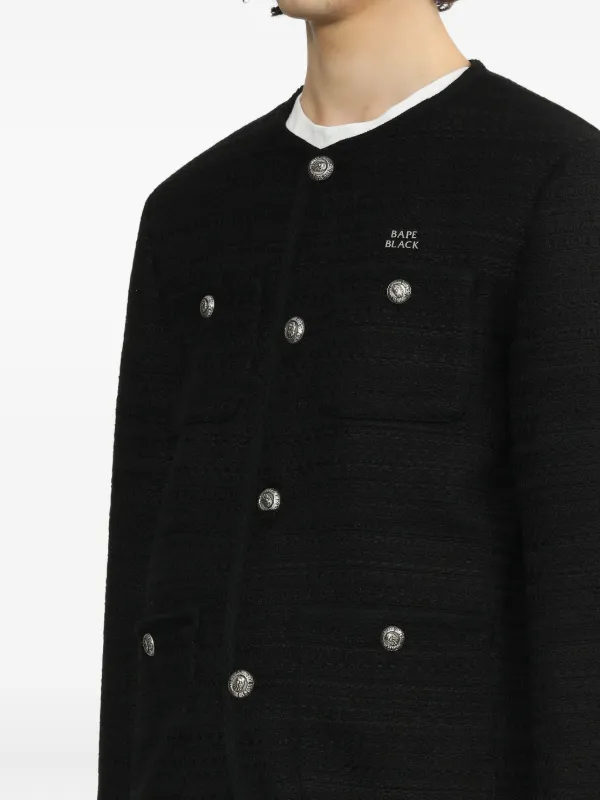 A BATHING APE® バックディテール シャツジャケット | ブラック A BATHING APE® バックディテール シャツジャケット | ブラック