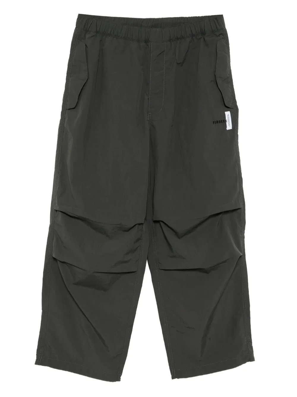FINGERCROXX logo-patch trousers | Grey | Image 1